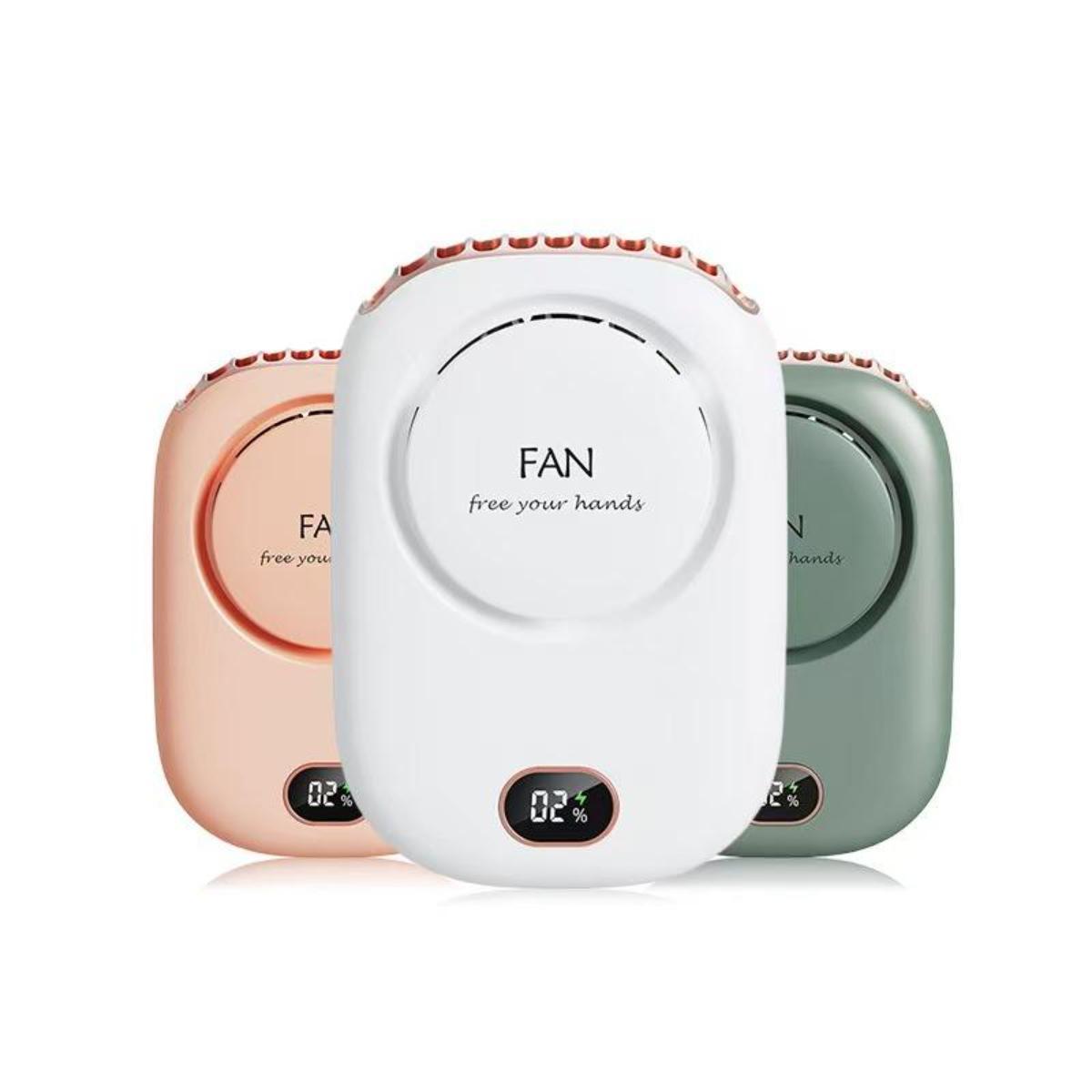 Mini Portable Fan, Rechargeable Wearable Neck & Waist Fan