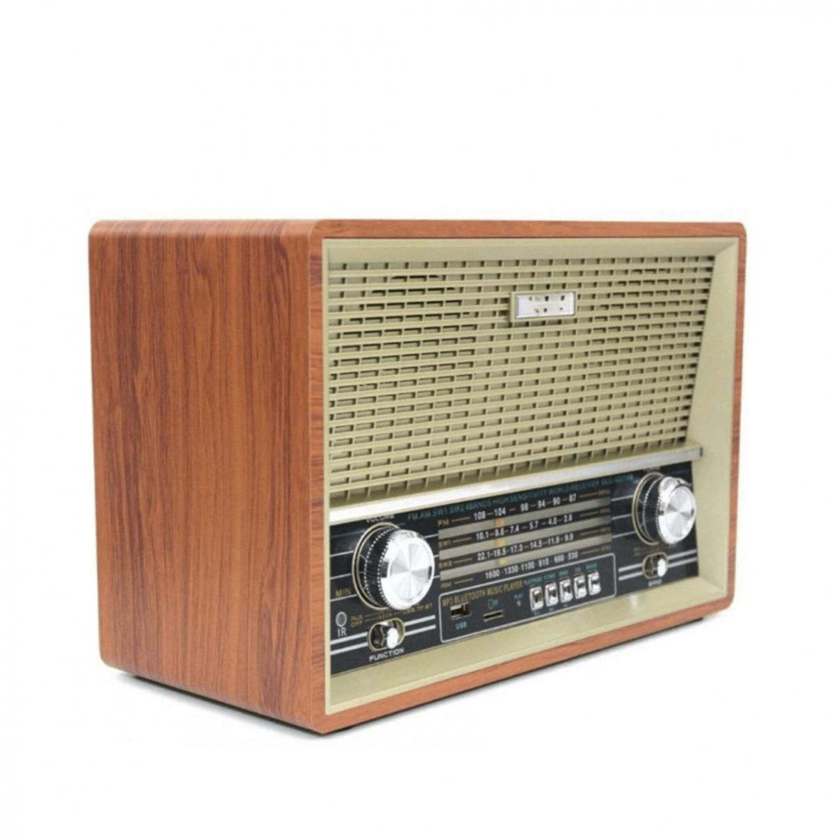 Vintage Bluetooth Radio with FM/AM/SW