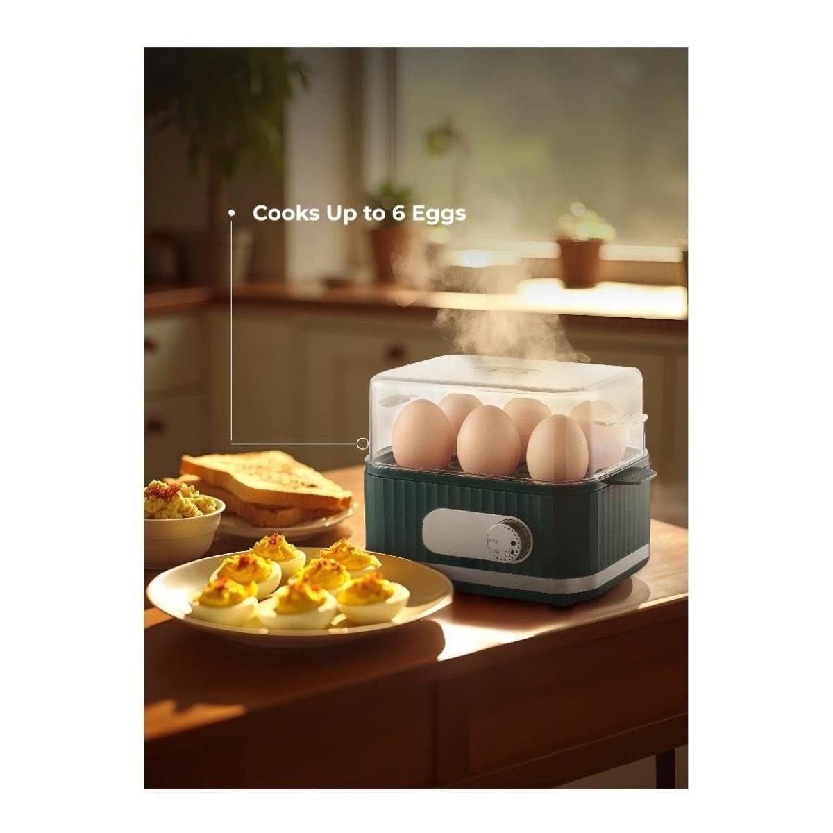 Electric Egg Cooker with Clear Lid