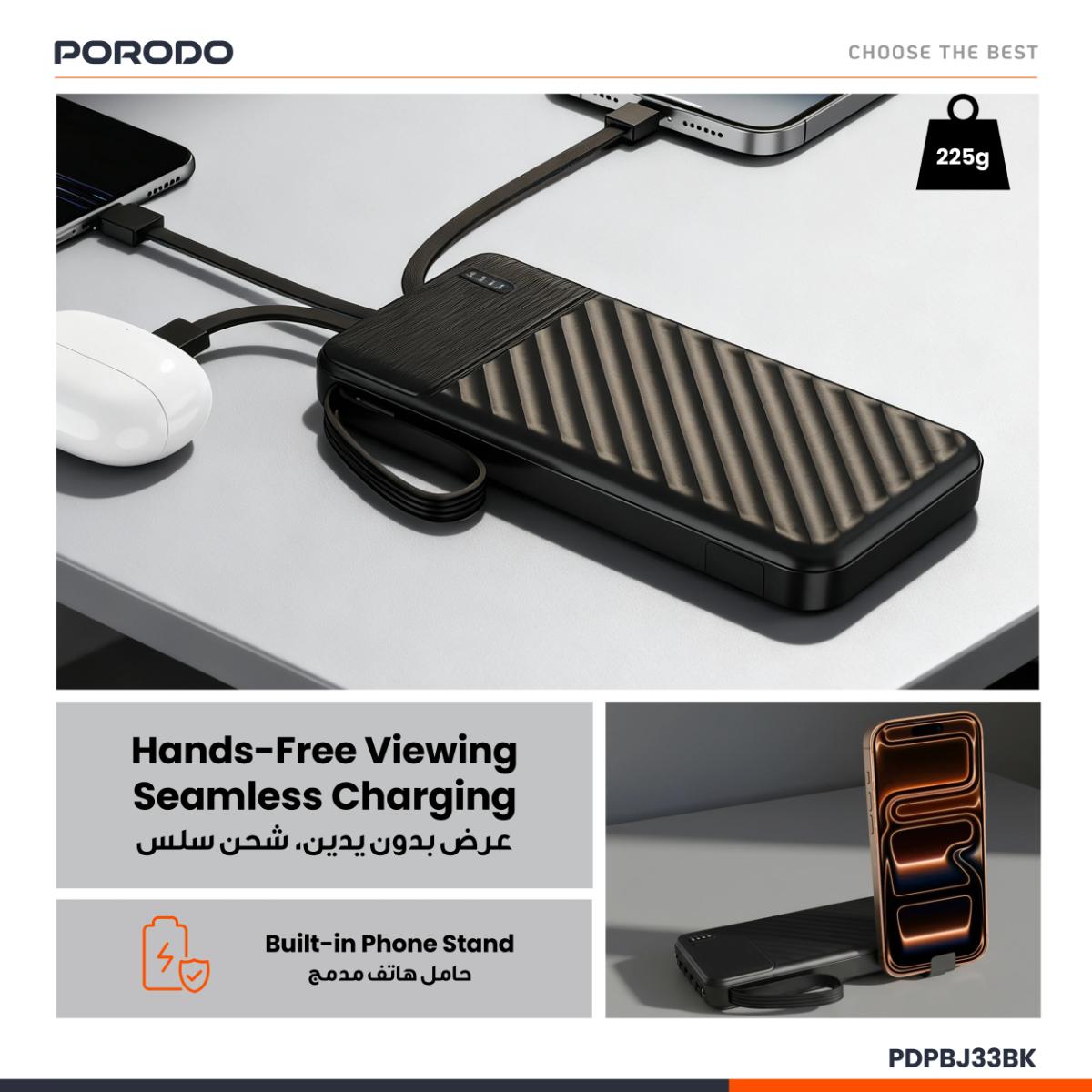 Porodo Piano 10000mAh Power Bank