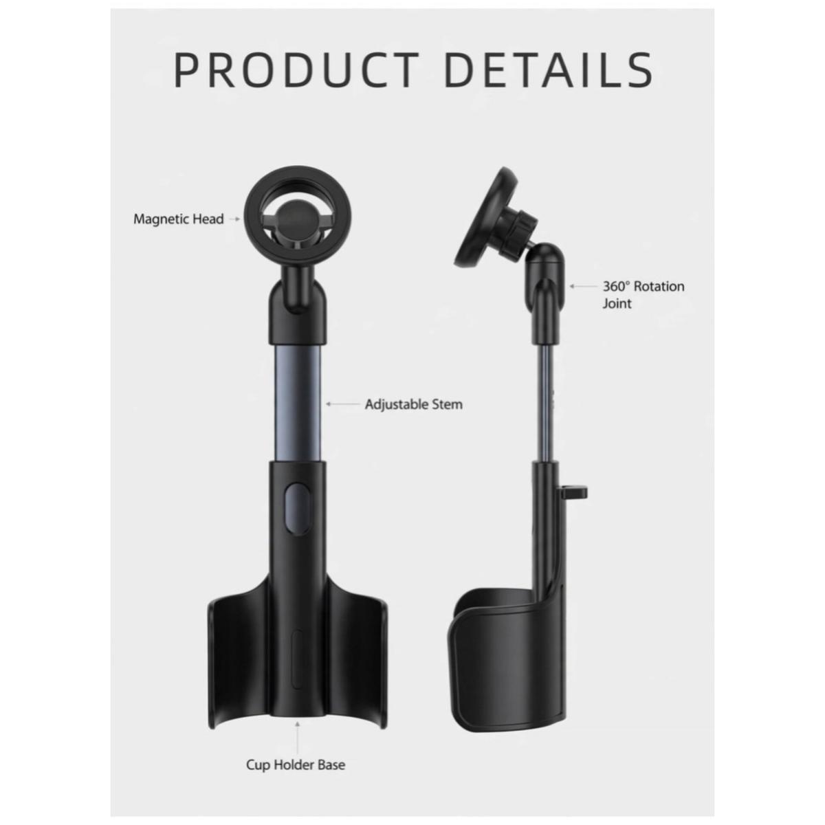 Magnetic Car Cup Holder Phone Mount