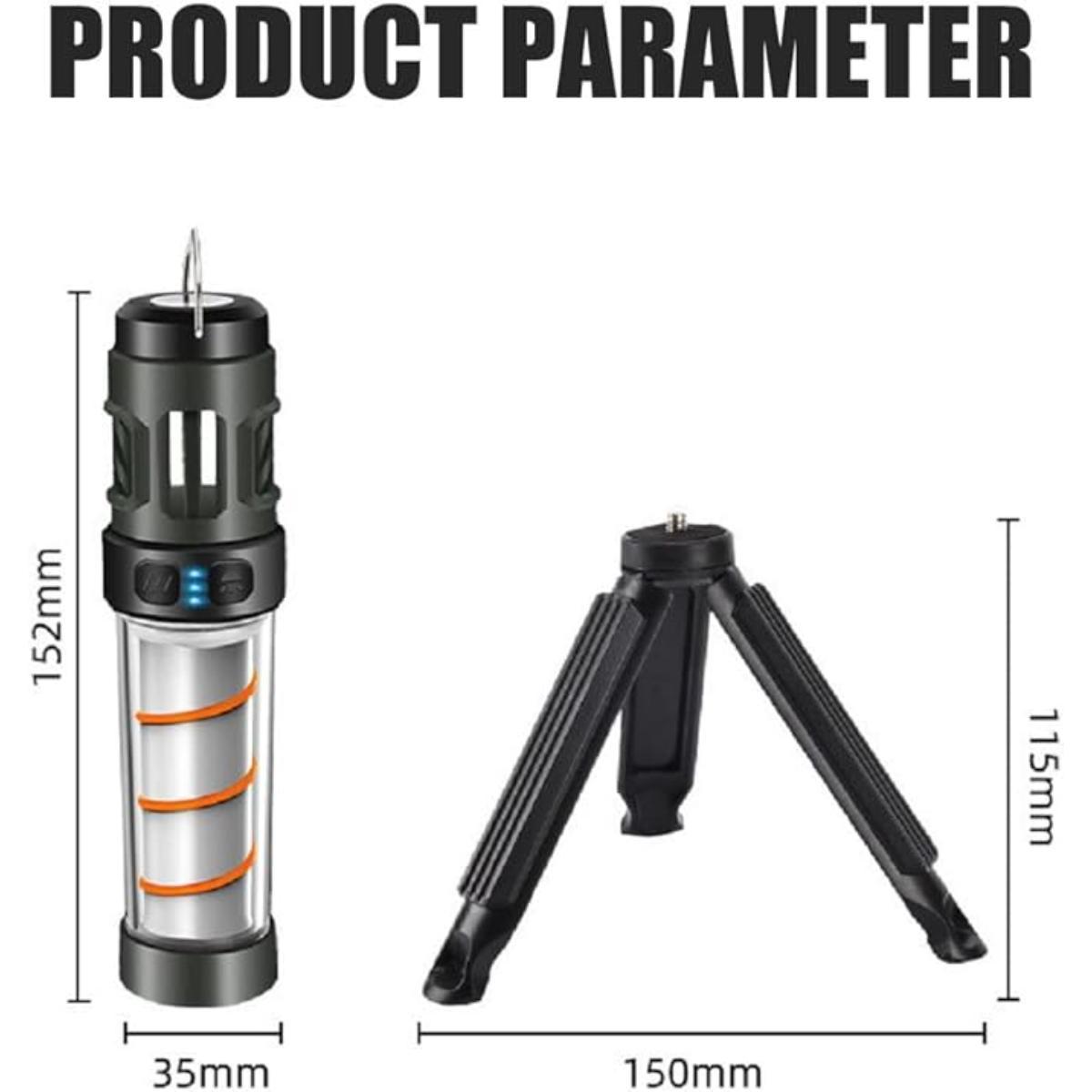4-in-1 Rechargeable LED Camping Lantern