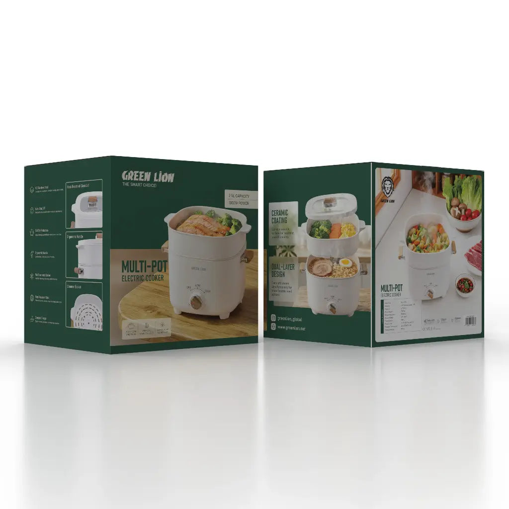 Green Lion 2.5L Multi-Pot Electric Cooker