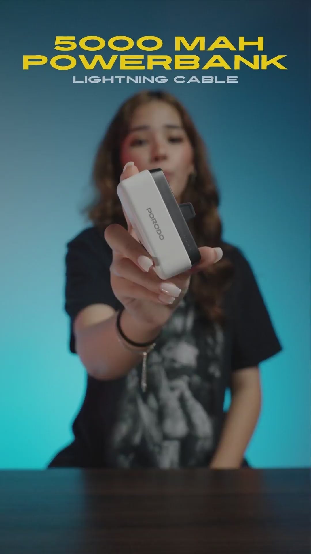 Power Bank with Type-C Connector 5000mAh by Porodo