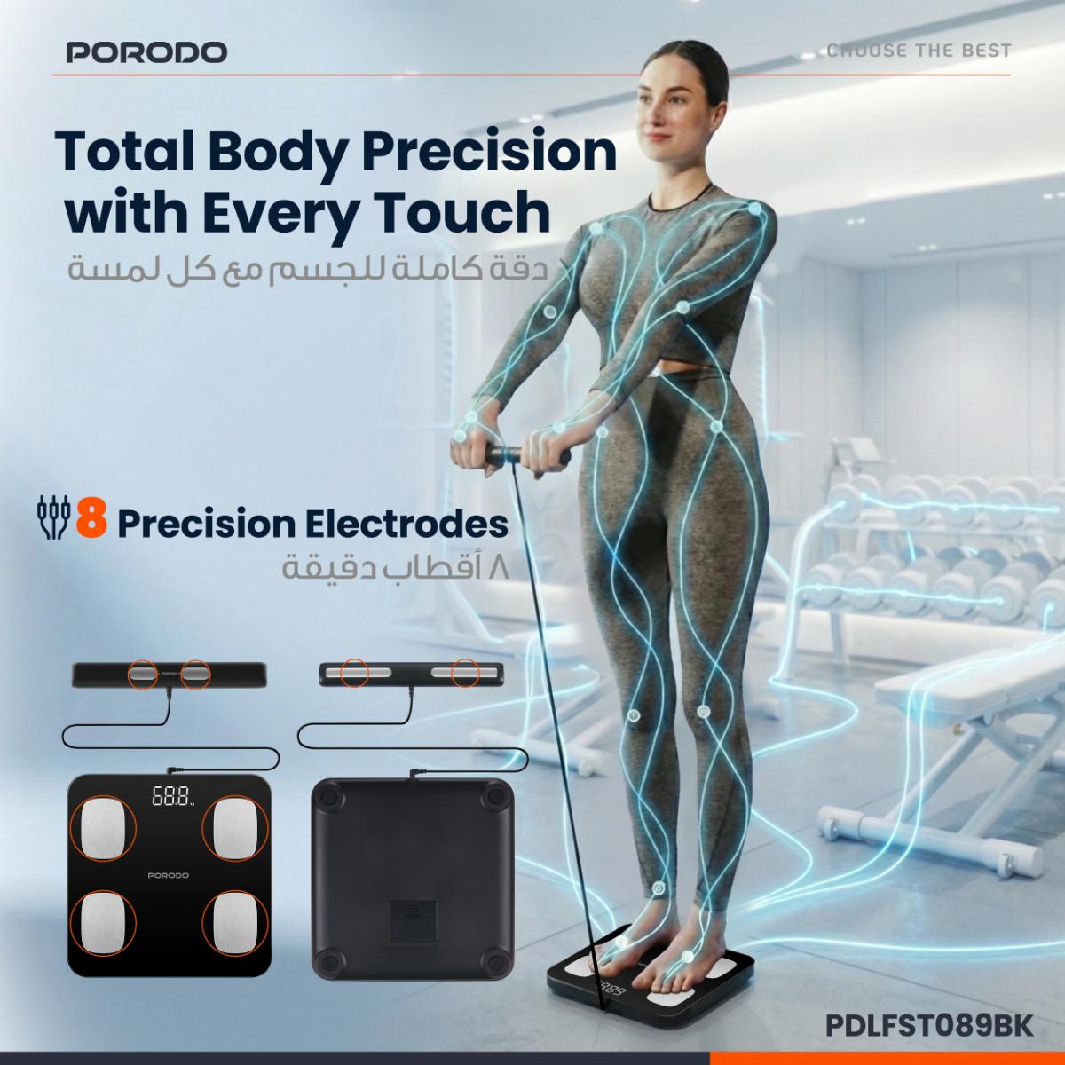 Porodo  Precise Analysis Smart Scale