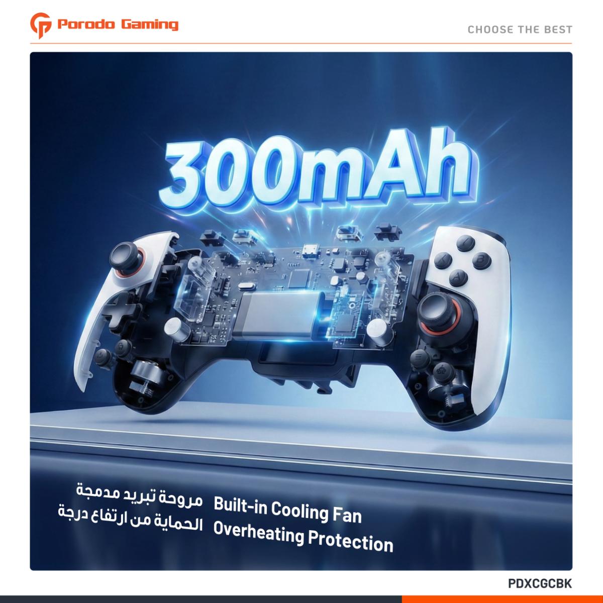 Porodo Chillcore Wireless Mobile Gaming Controller