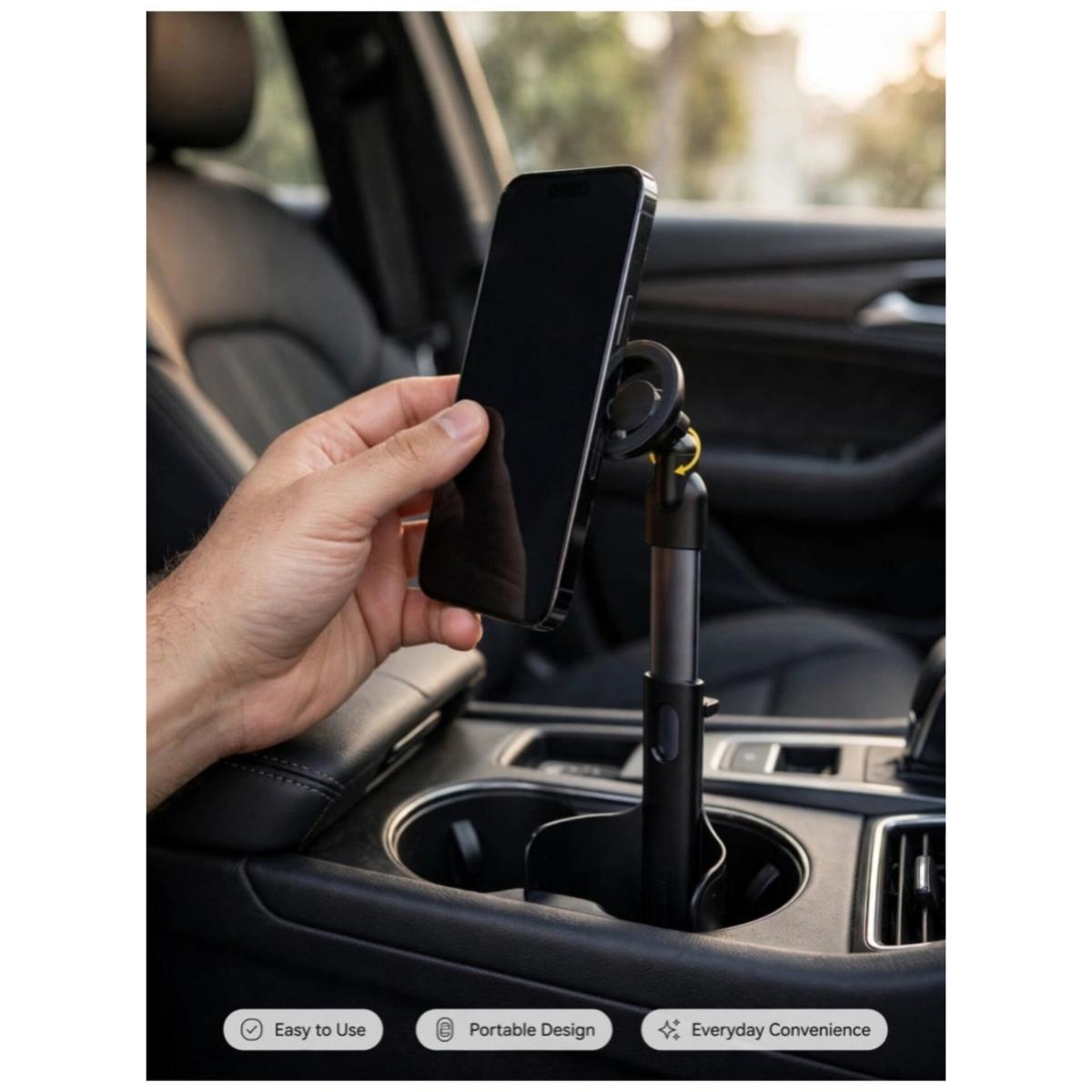 Magnetic Car Cup Holder Phone Mount