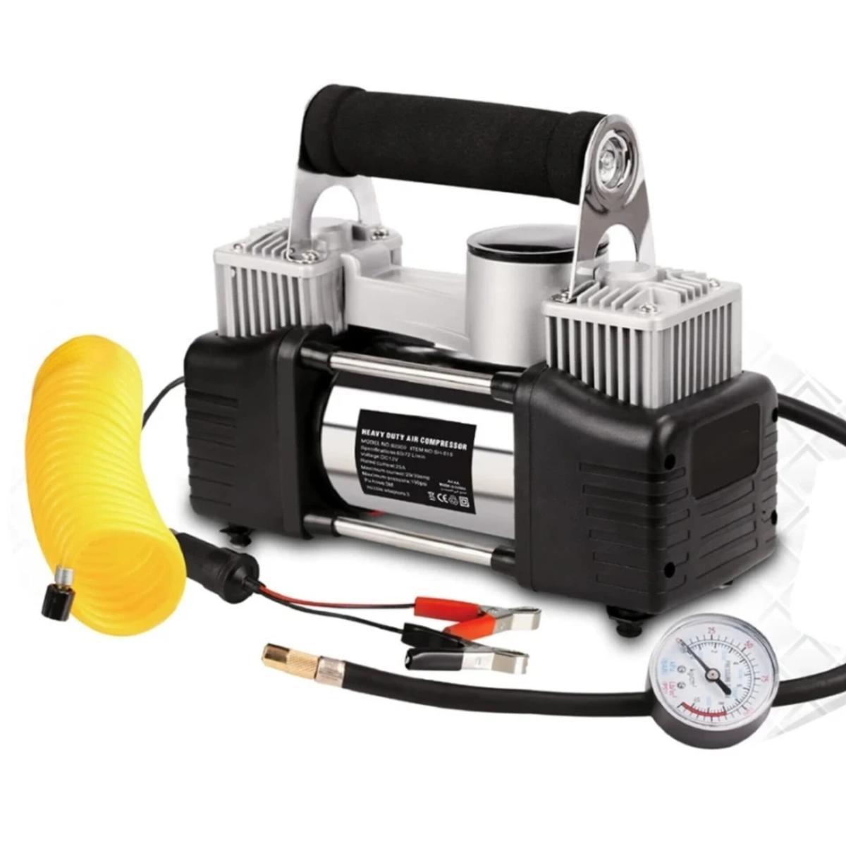 Heavy Duty Double Cylinder Portable Air Compressor