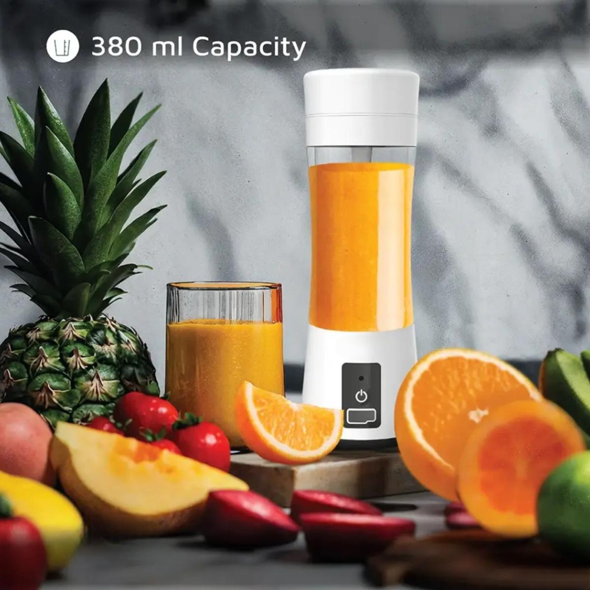 Portable Blender 380ml, 45W Rechargeable Personal Juicer