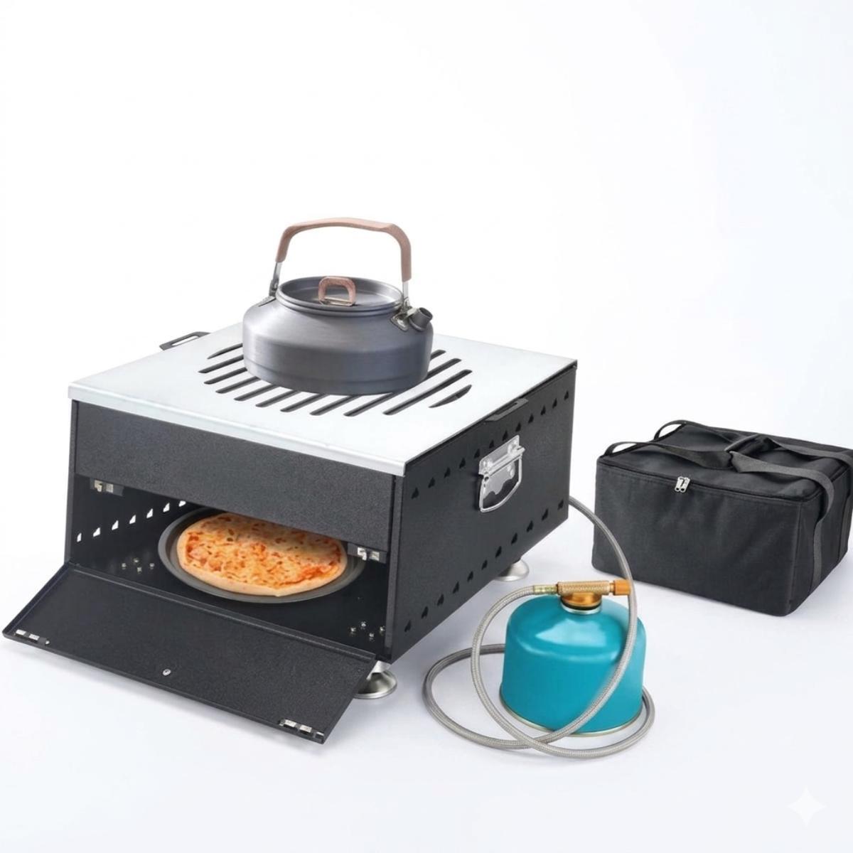 3-in-1 Portable Gas Grill & Oven