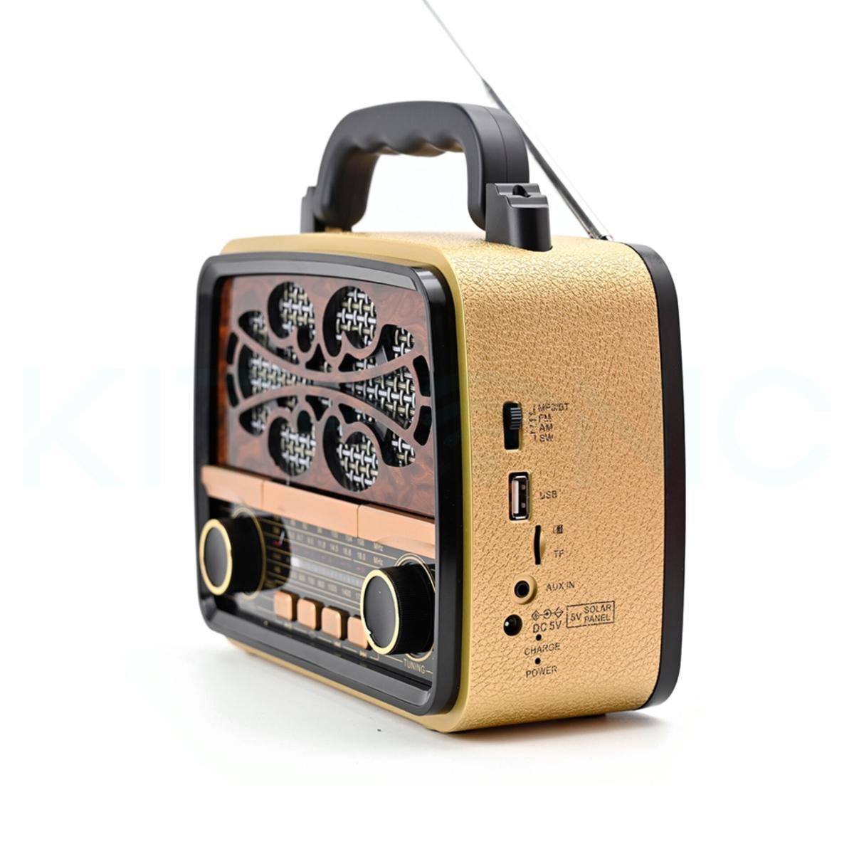 Retro-Style Portable 3-Band Radio