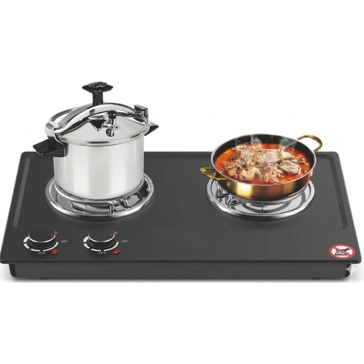 Double Burner Electric Cooktop