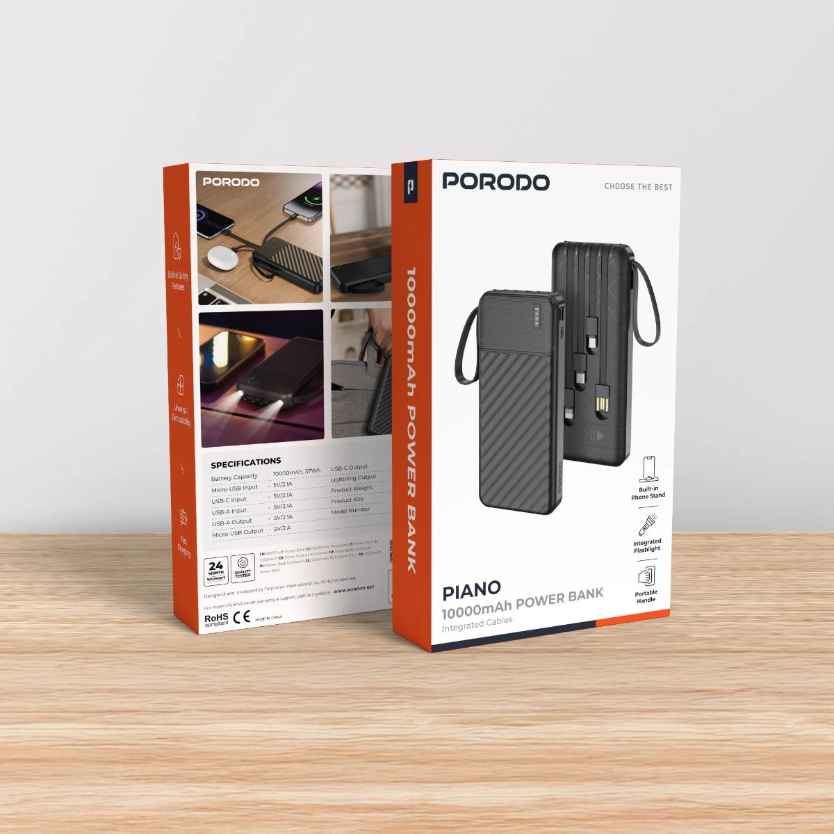 Porodo Piano 10000mAh Power Bank