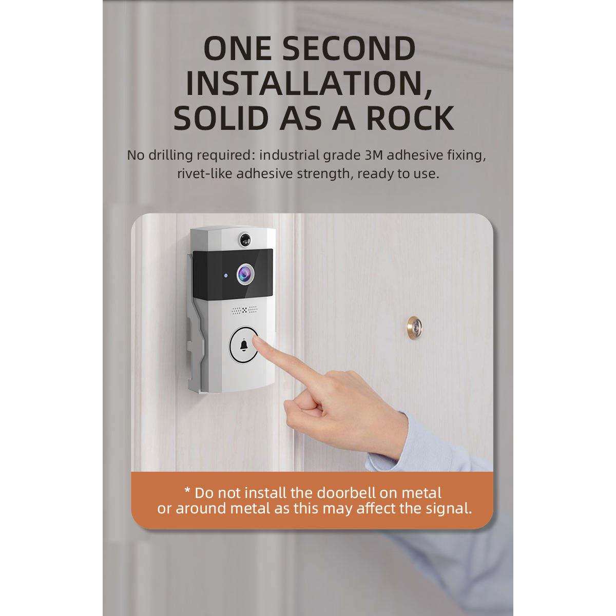 Smart Video Doorbell with HD Camera