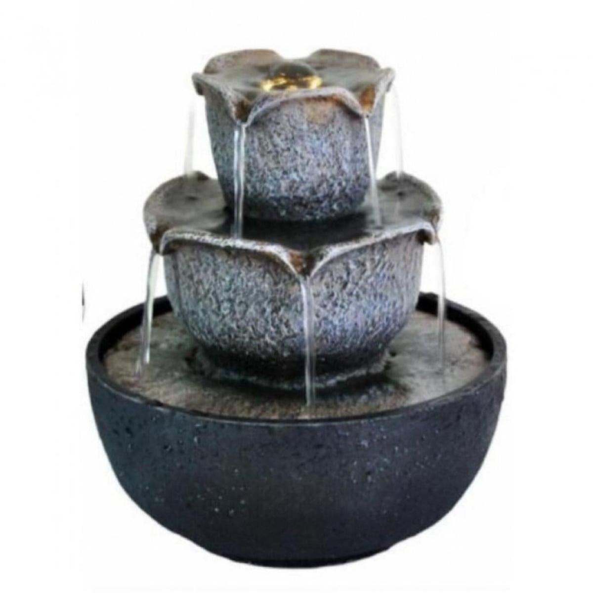 3-Tier Indoor Tabletop Water Fountain