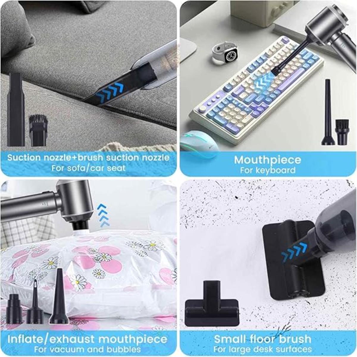 Portable Car Vacuum Cleaner, Wireless Handheld