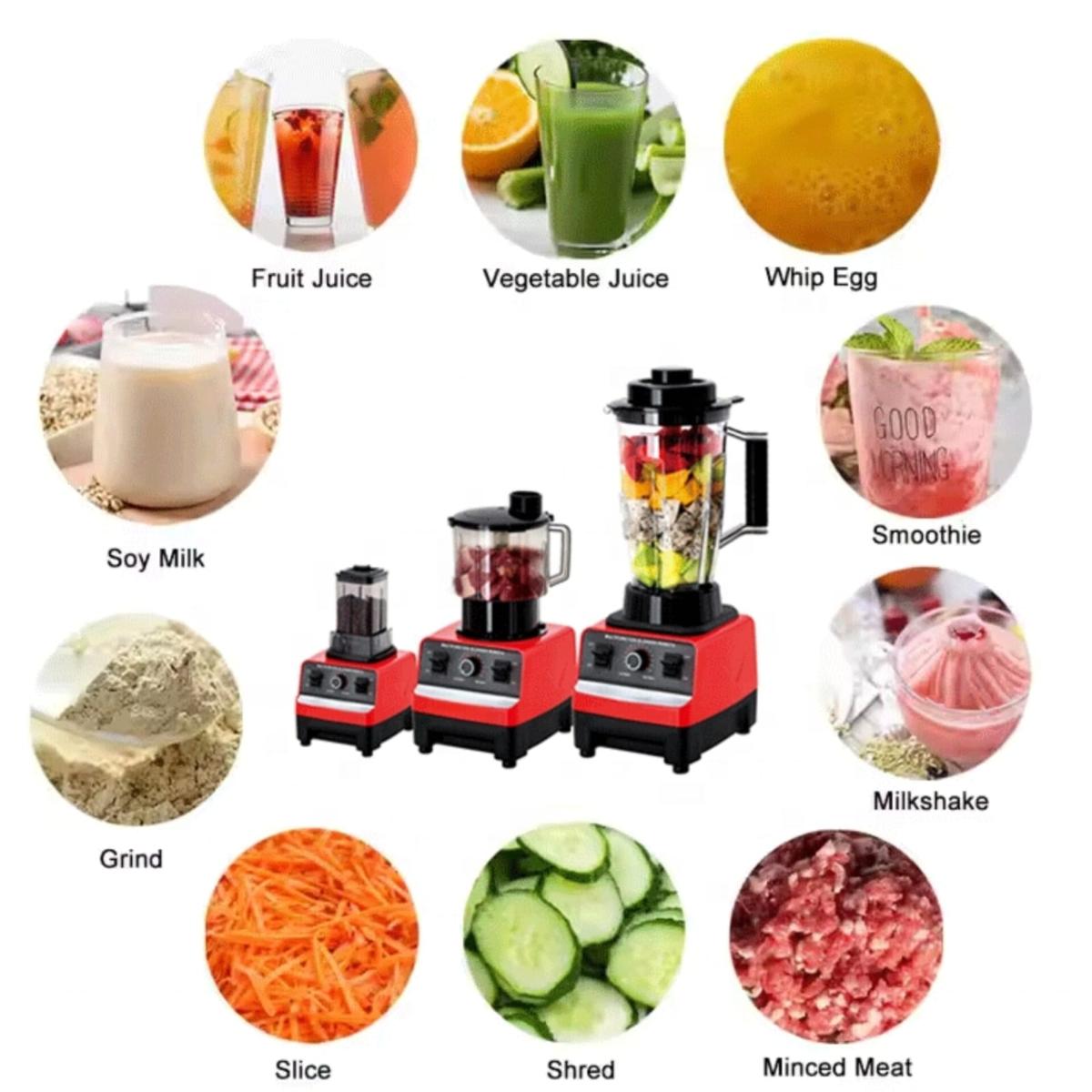 6-in-1 Food Processor & Blender Combo