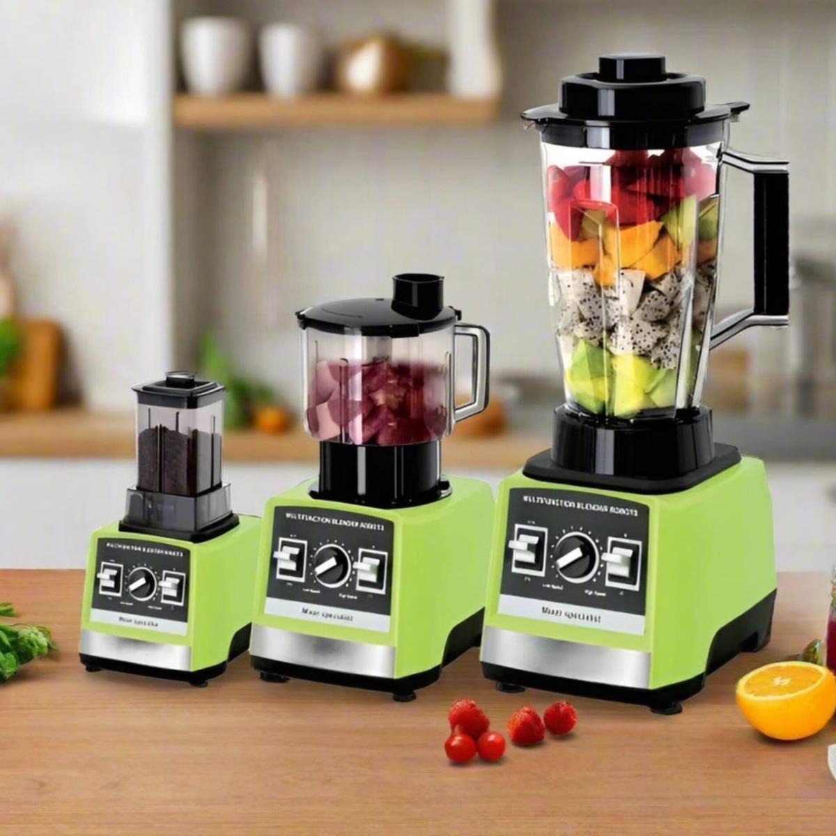 6-in-1 Countertop Blender & Food Processor Combo