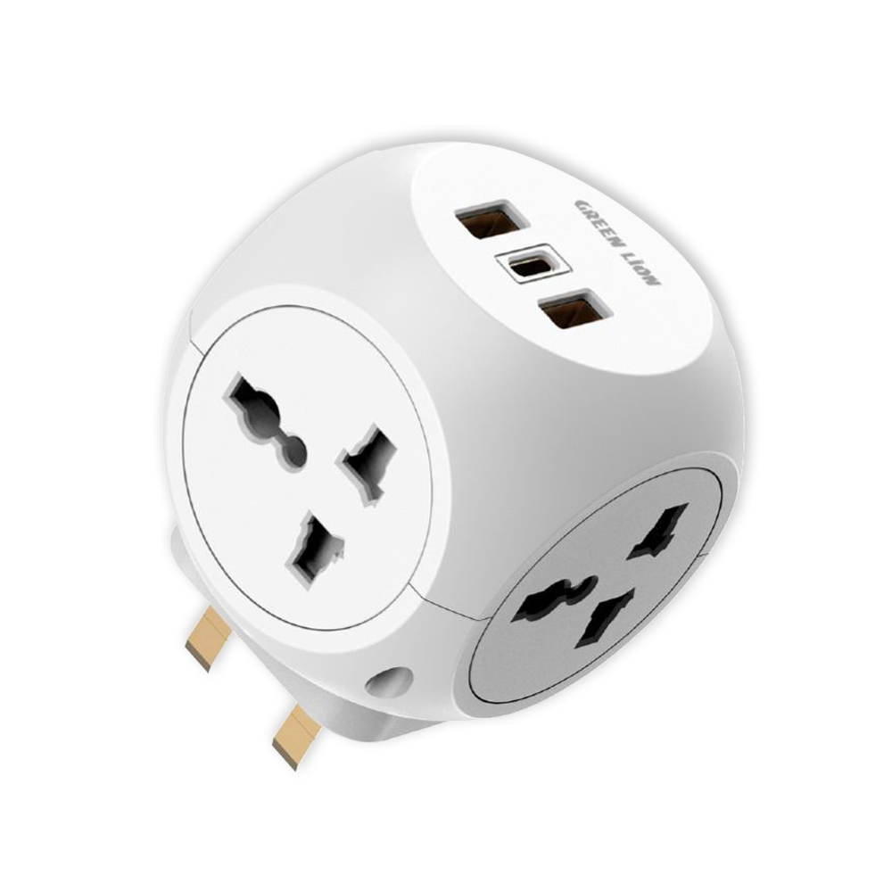 Green lion Multiport Adapter with USB A and C