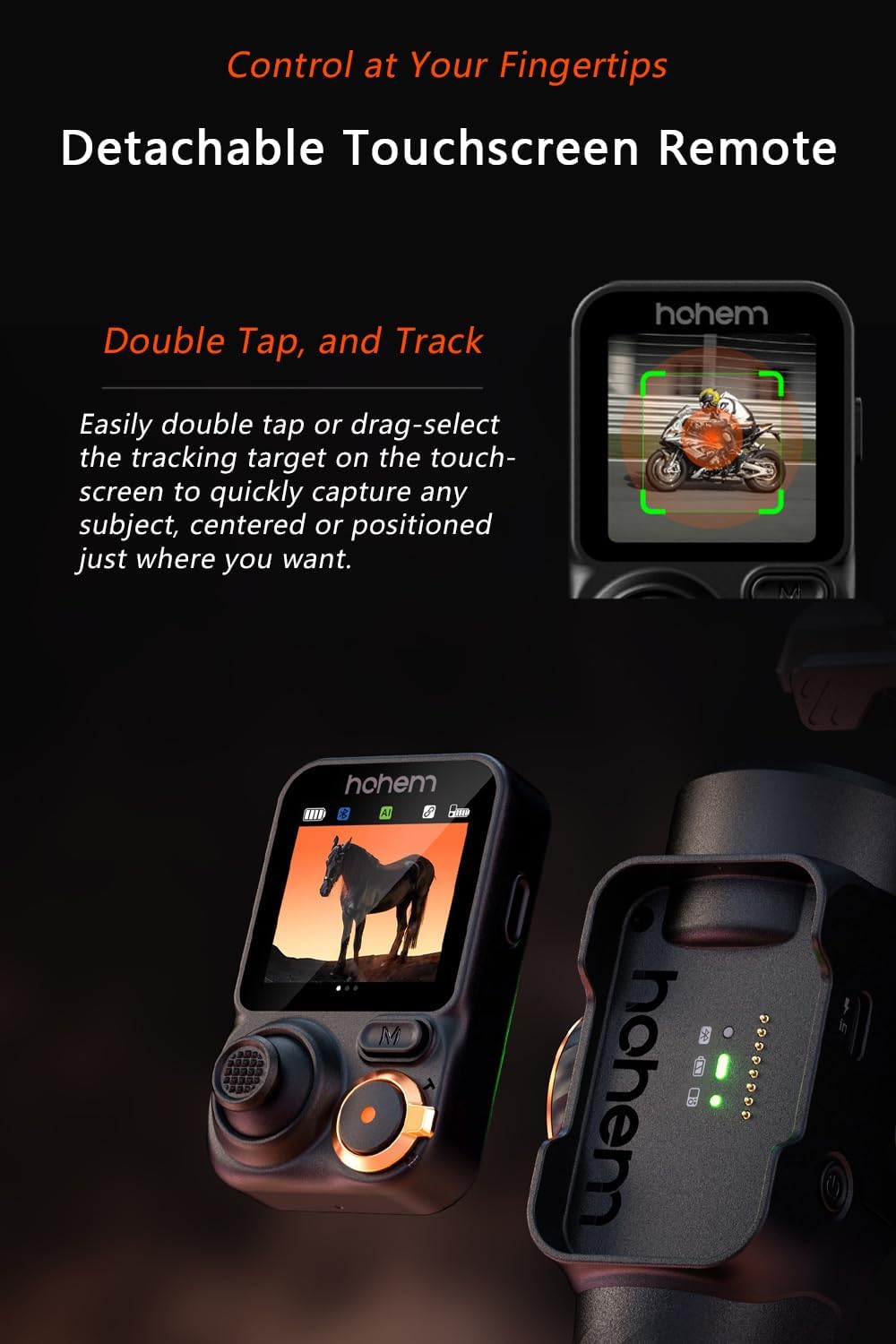 iSteady M7 Phone Stabilizer with Advanced AI Tracker by Hohem