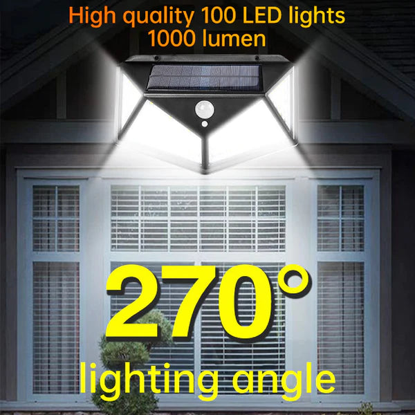 Motion Sensor Solar Light 100 LED by Tradeo Shopping | LED Light | Tradeo Shopping