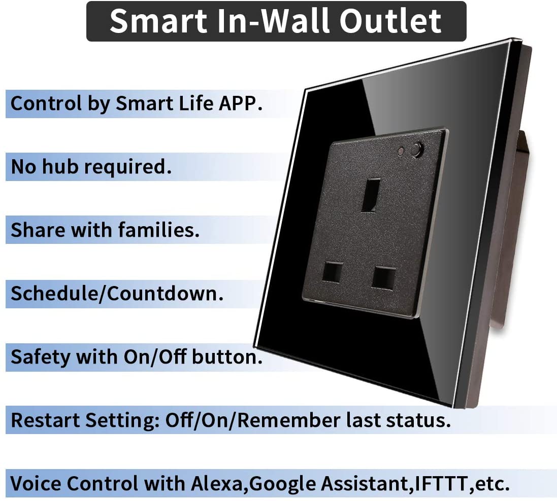 Tradeo Shopping Smart Wall Socket Single | Smart Socket | Tradeo Shopping