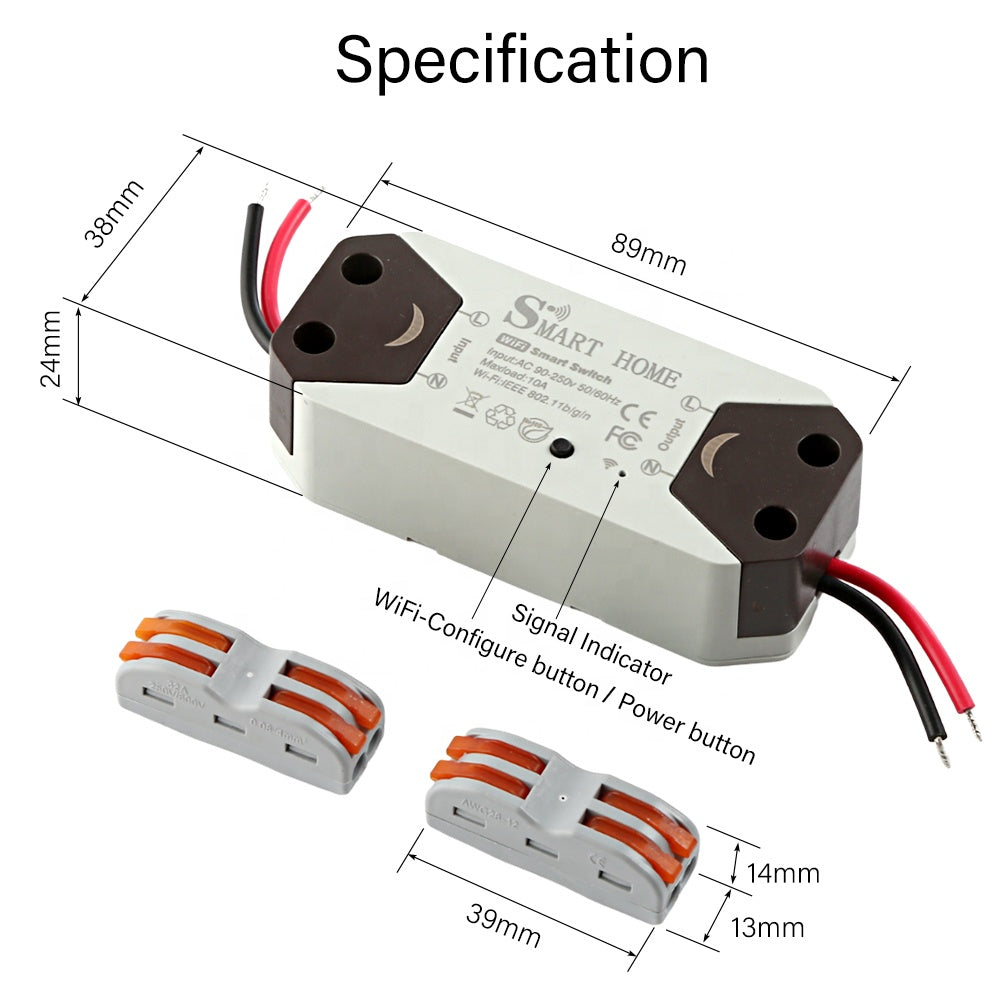 Smart WIFI Circuit Breaker 10Amp