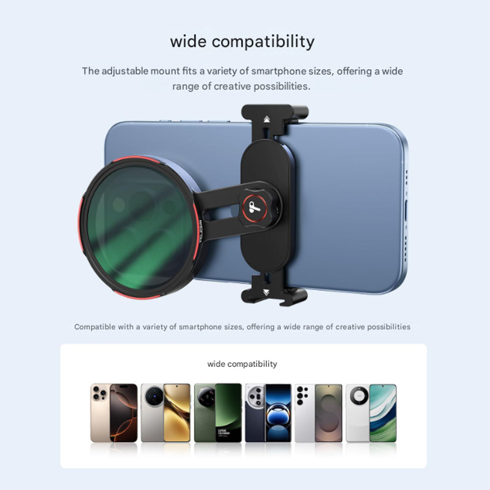 Phone Filter Lens Mount 67mm by TELESIN