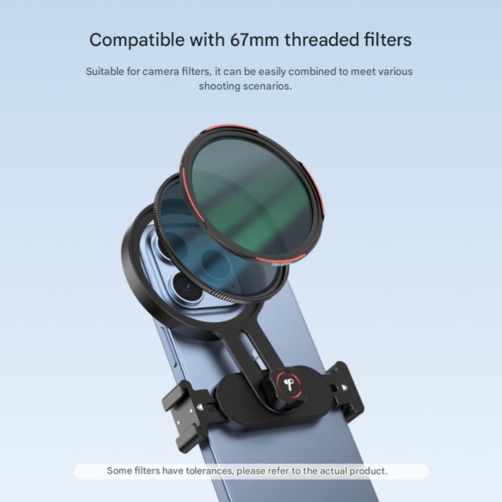 Phone Filter Lens Mount 67mm by TELESIN