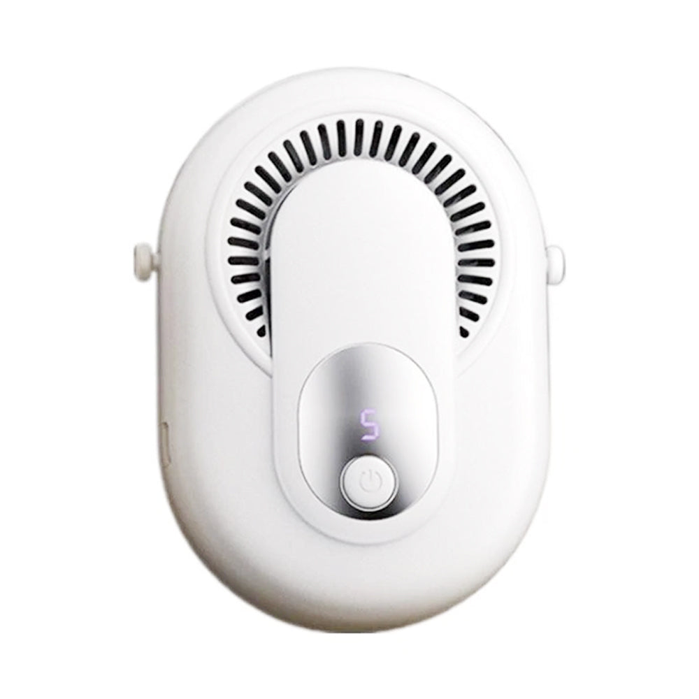 4-Speed Hanging wearable neck and waist fan with Digital Display | Portable Fan | Tradeo Shopping