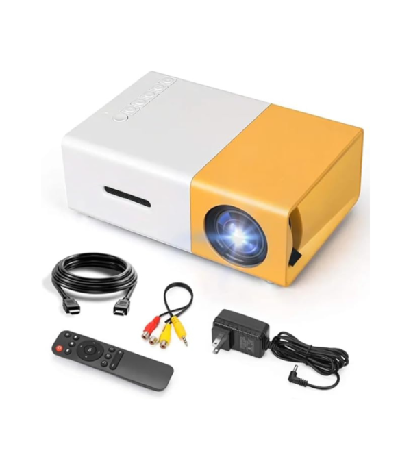 Mini entertainment projector is a compact, portable device designed to project images and videos onto a larger surface, like a wall or screen.